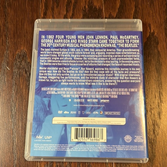 Eight days a week the touring years The Beatles DVD - Picture 2 of 3